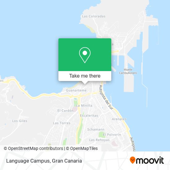 Language Campus map