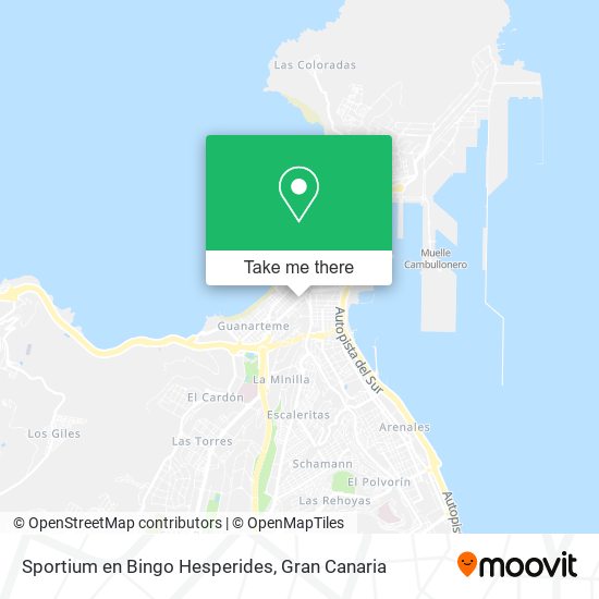 Sportium en Bingo Hesperides map