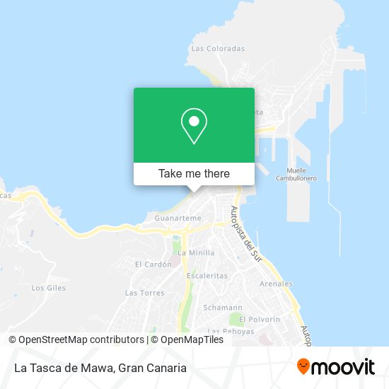 La Tasca de Mawa map
