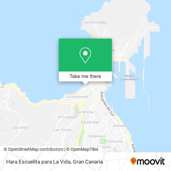 Hara Escuelita para La Vida map