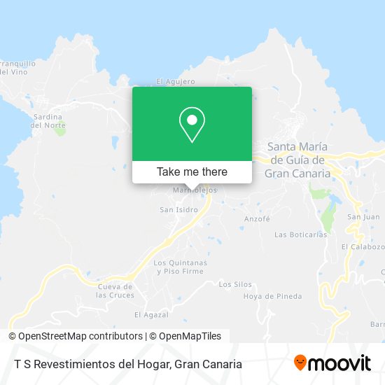 mapa T S Revestimientos del Hogar