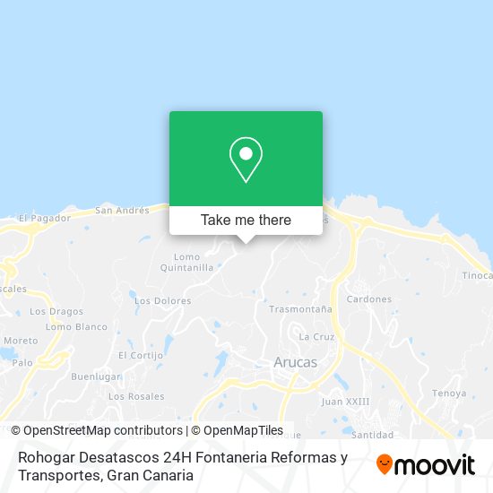 Rohogar Desatascos 24H Fontaneria Reformas y Transportes map