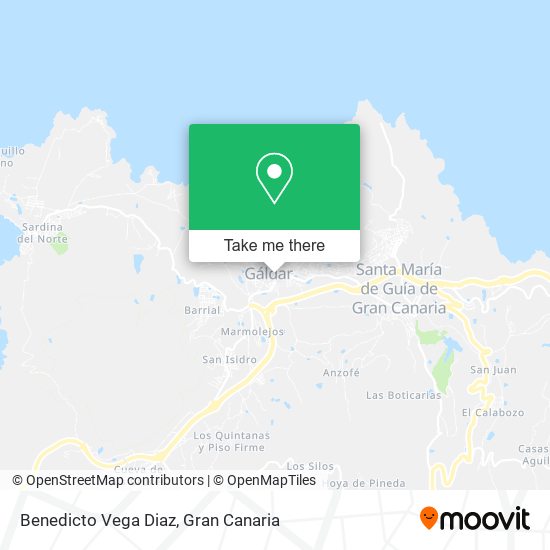 Benedicto Vega Diaz map