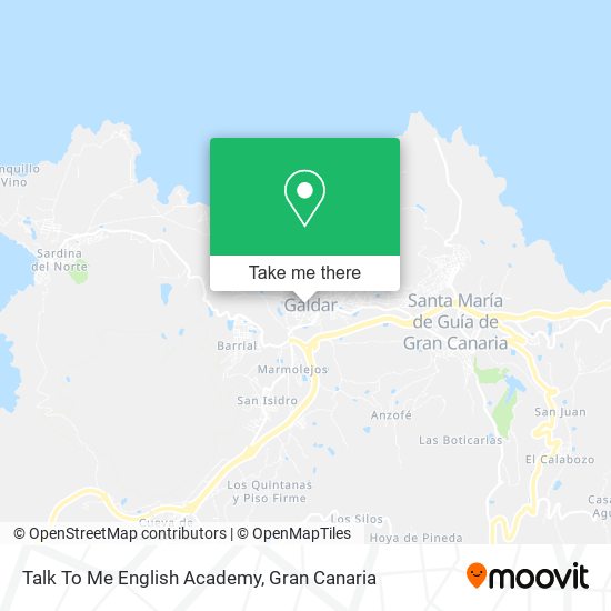 mapa Talk To Me English Academy