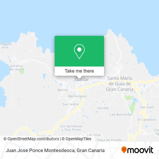 Juan Jose Ponce Montesdeoca map