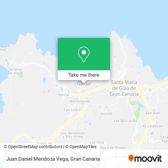 Juan Daniel Mendoza Vega map