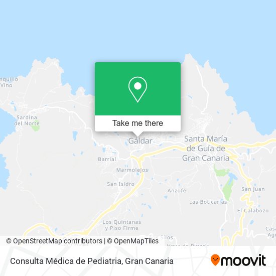 Consulta Médica de Pediatria map