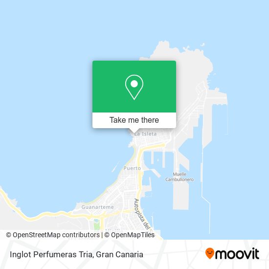 Inglot Perfumeras Tria map