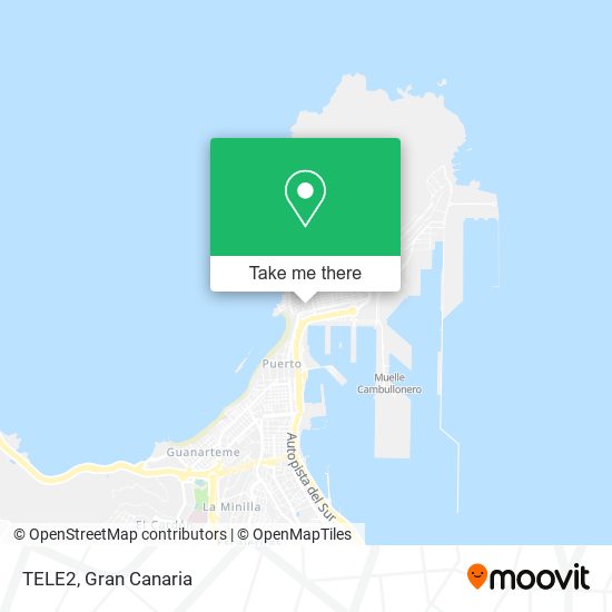 mapa TELE2