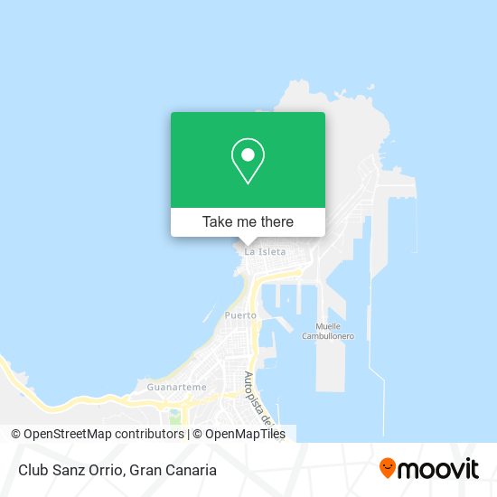 Club Sanz Orrio map