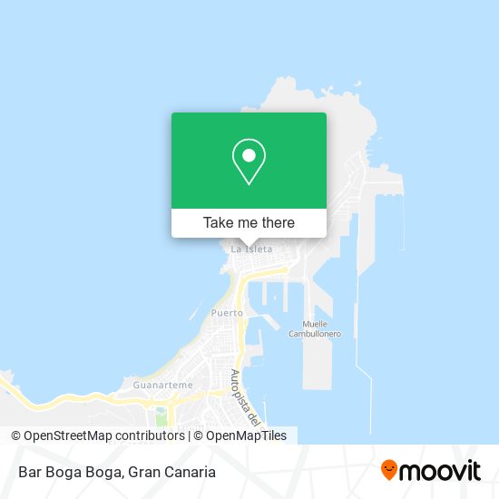 Bar Boga Boga map