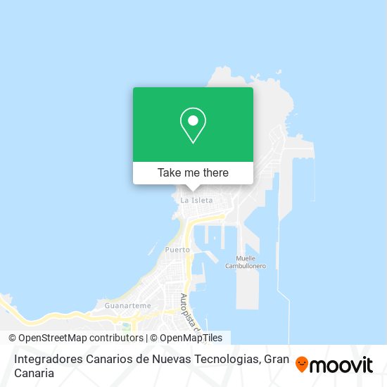 mapa Integradores Canarios de Nuevas Tecnologias