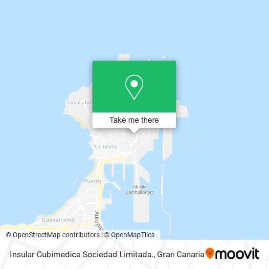 Insular Cubimedica Sociedad Limitada. map