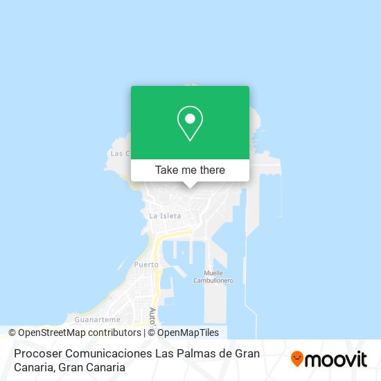Procoser Comunicaciones Las Palmas de Gran Canaria map