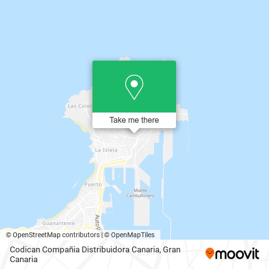 Codican Compañia Distribuidora Canaria map