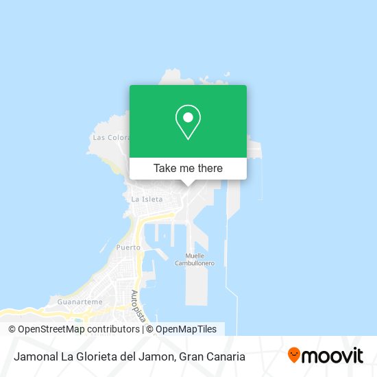 Jamonal La Glorieta del Jamon map