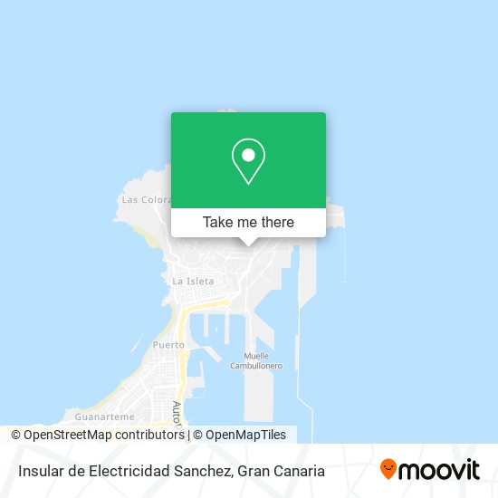 Insular de Electricidad Sanchez map