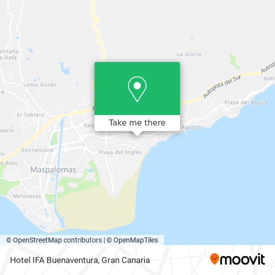 Hotel IFA Buenaventura map