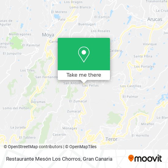 Restaurante Mesón Los Chorros map