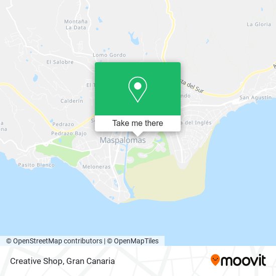 mapa Creative Shop