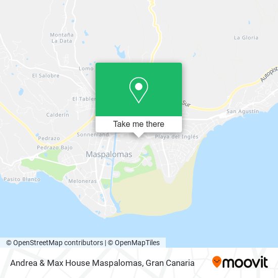 Andrea & Max House Maspalomas map