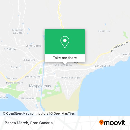 Banca March map