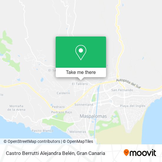 Castro Berrutti Alejandra Belén map