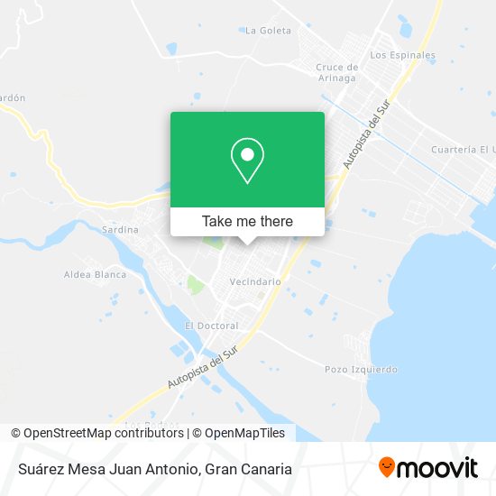 Suárez Mesa Juan Antonio map