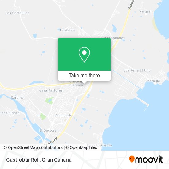 Gastrobar Roli map