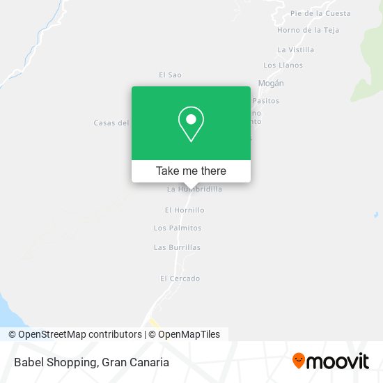 Babel Shopping map