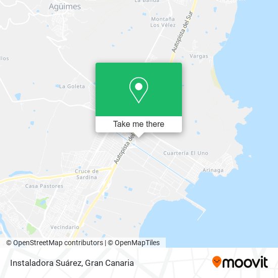 Instaladora Suárez map