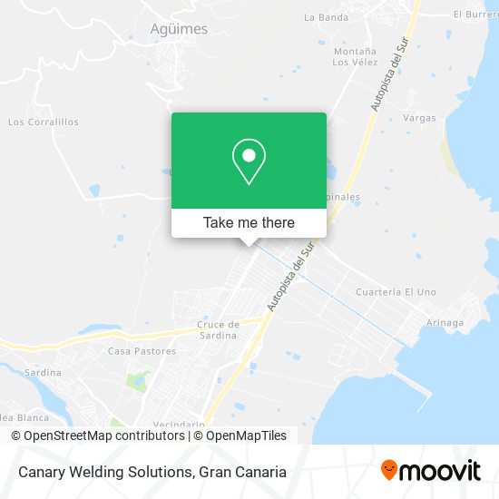 Canary Welding Solutions map