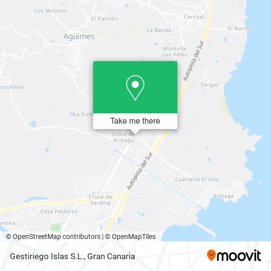 Gestiriego Islas S.L. map