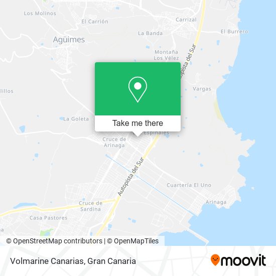 Volmarine Canarias map