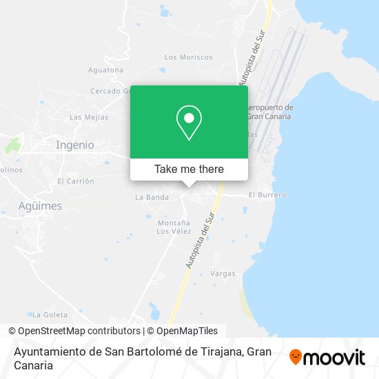 mapa Ayuntamiento de San Bartolomé de Tirajana