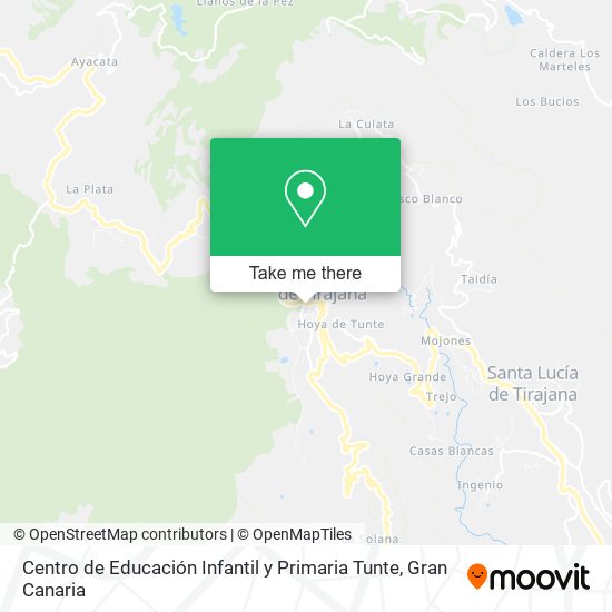 Centro de Educación Infantil y Primaria Tunte map