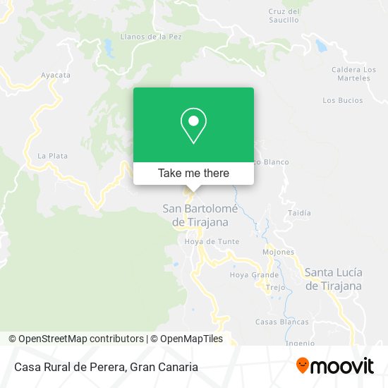 Casa Rural de Perera map