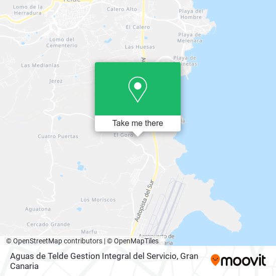 Aguas de Telde Gestion Integral del Servicio map
