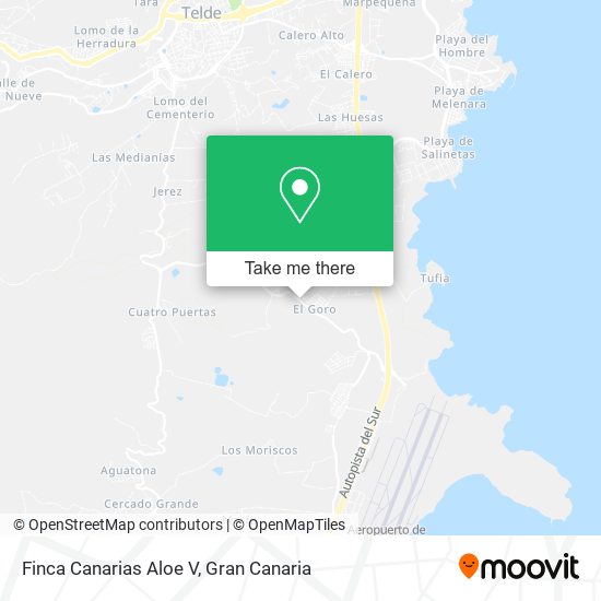Finca Canarias Aloe V map