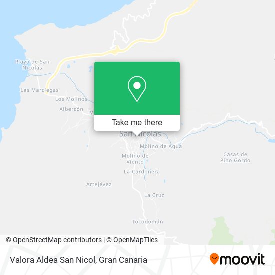 Valora Aldea San Nicol map