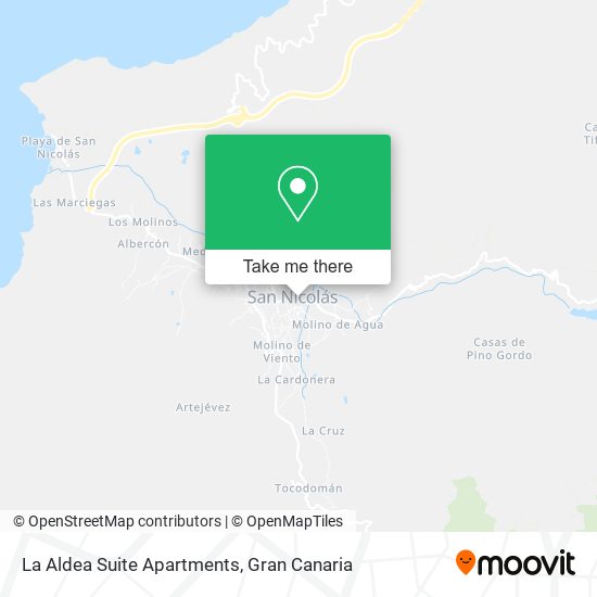 La Aldea Suite Apartments map