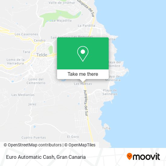 Euro Automatic Cash map