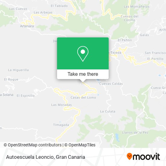 mapa Autoescuela Leoncio