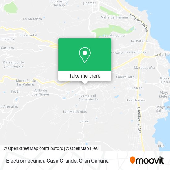 mapa Electromecánica Casa Grande