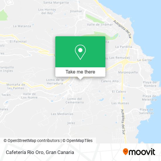 Cafetería Rio Oro map
