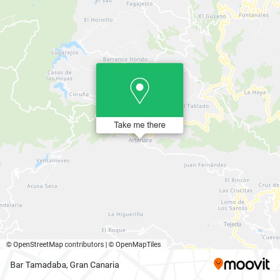 mapa Bar Tamadaba