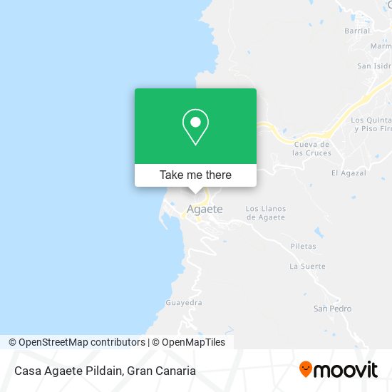 Casa Agaete Pildain map