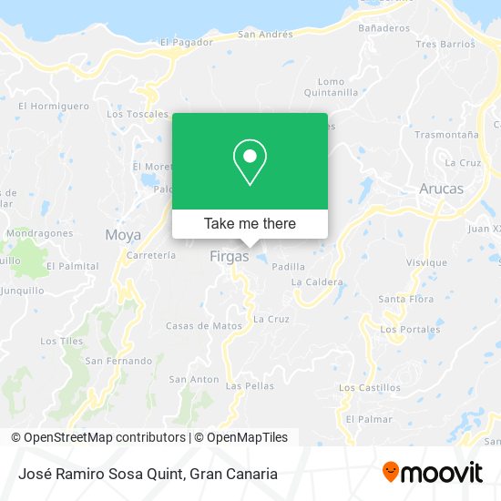 José Ramiro Sosa Quint map