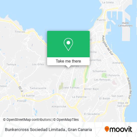 mapa Bunkercross Sociedad Limitada.