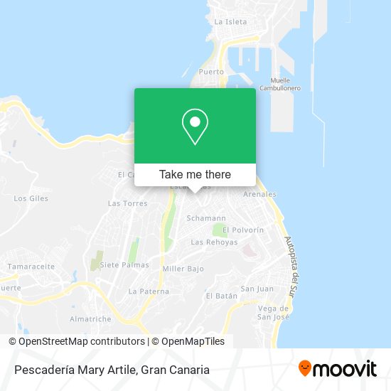 Pescadería Mary Artile map